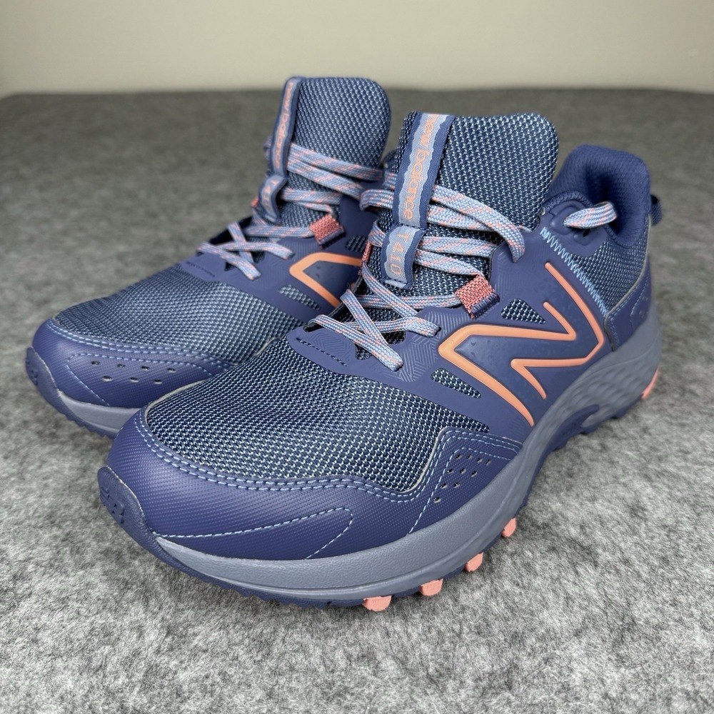 New Balance NEW 410v8 Trail Running Shoes Women's Size 11 B Blue/Red WT410CJ8